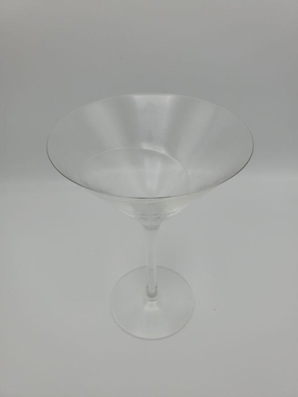 Modern Swirl Design Martini Glass