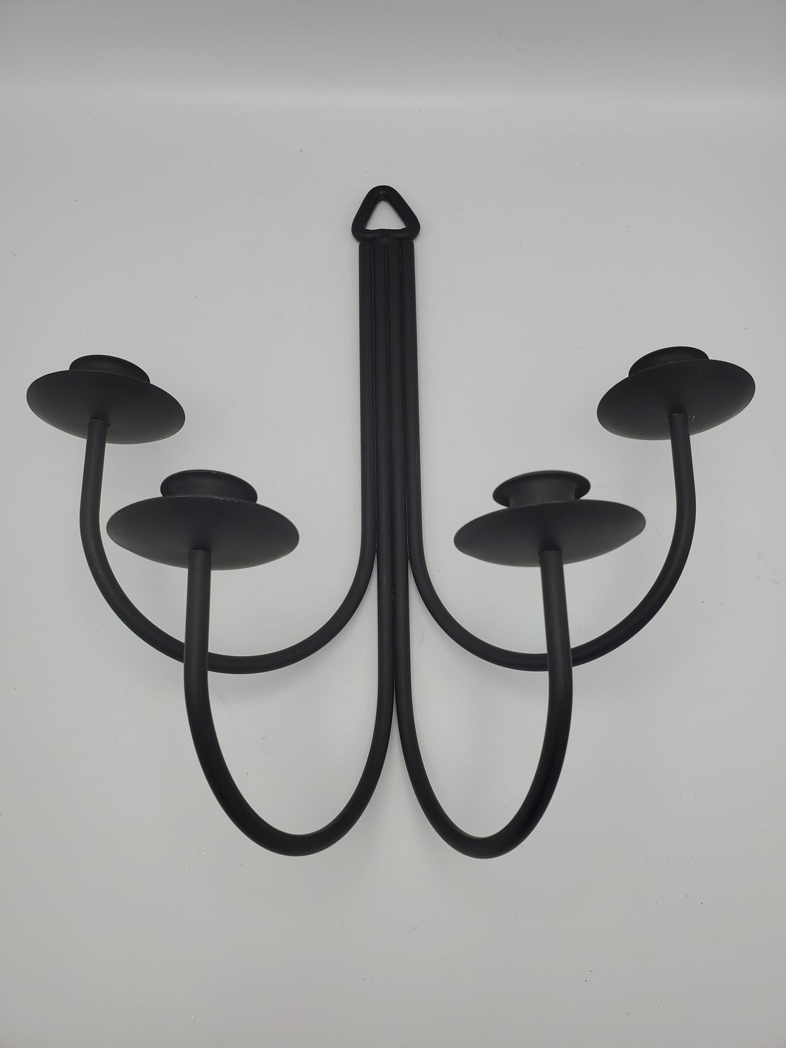 Iron 4 Candle Wall Sconce