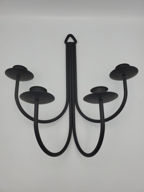Iron 4 Candle Wall Sconce