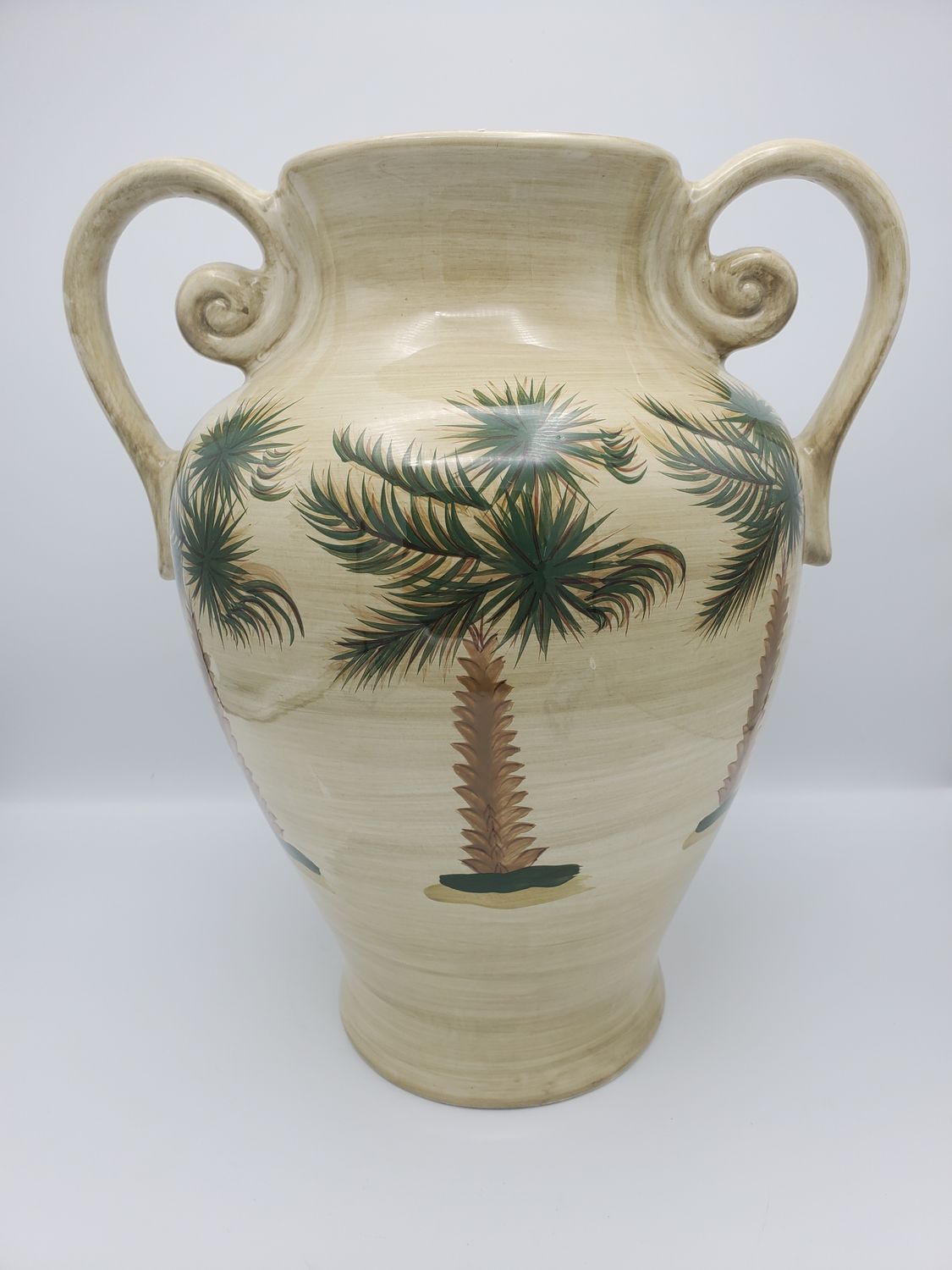Palm Grove trees vase