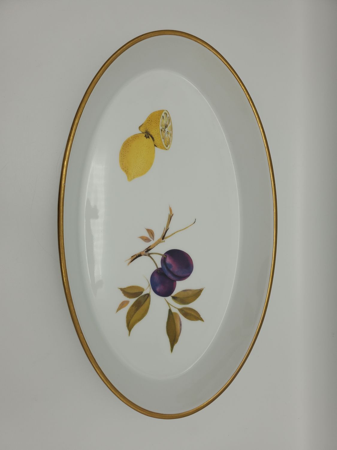 Royal Worcester “Evesham Gold” Style Oval Fruit Baking / Serving Dish