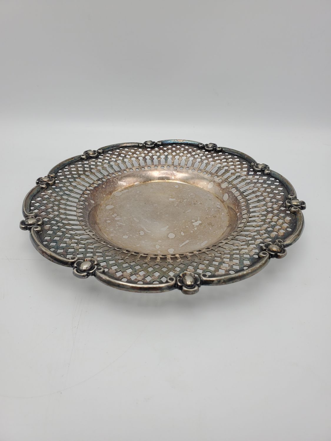 Silverplate Medallion Decor Plate