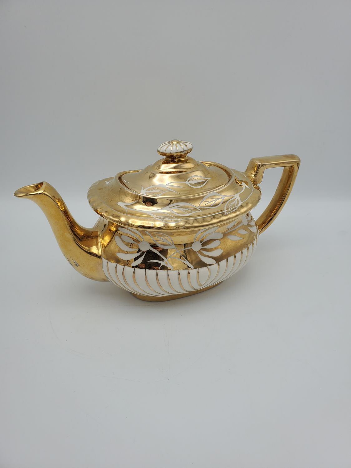 Gibson Lusterware Oblong Teapot