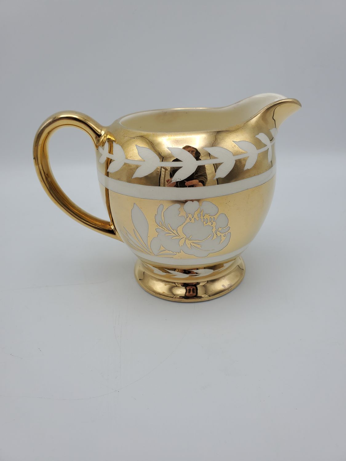 Sadler Staffordshire Gold Lustre Creamer