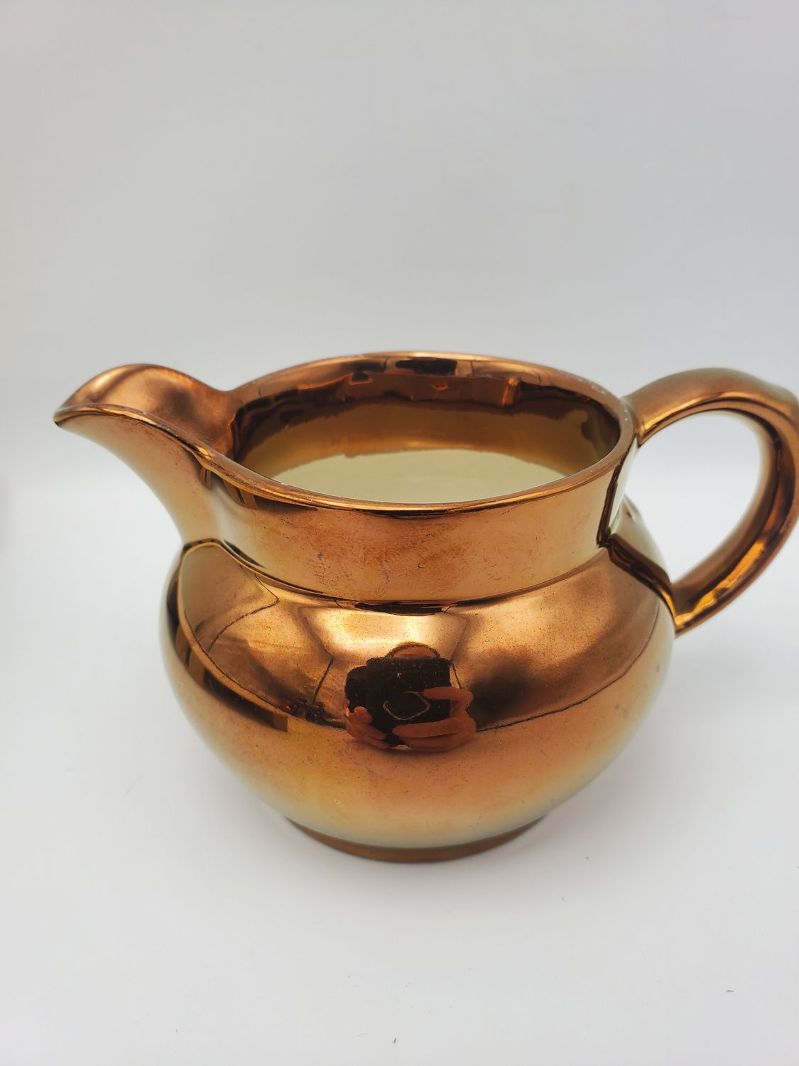 BCM Nelson Ware Copper Lusterware Vintage Creamer