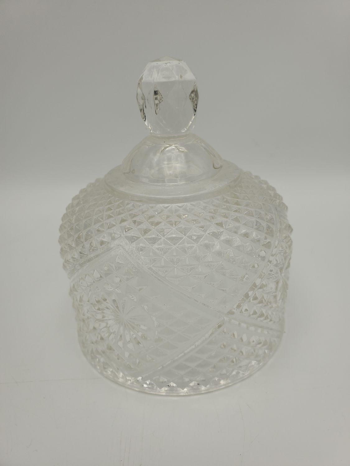 Vintage Clear Medallion Design Dome