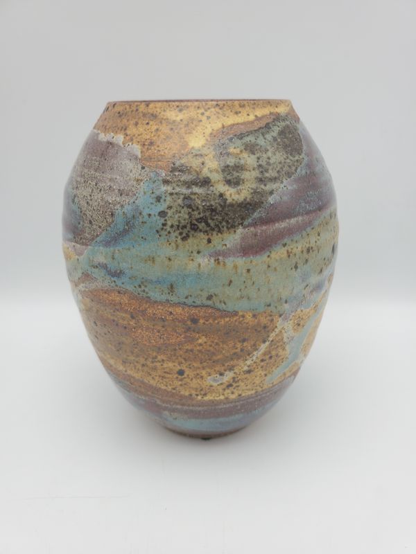 Diane Originals in Clay vase 7in tall