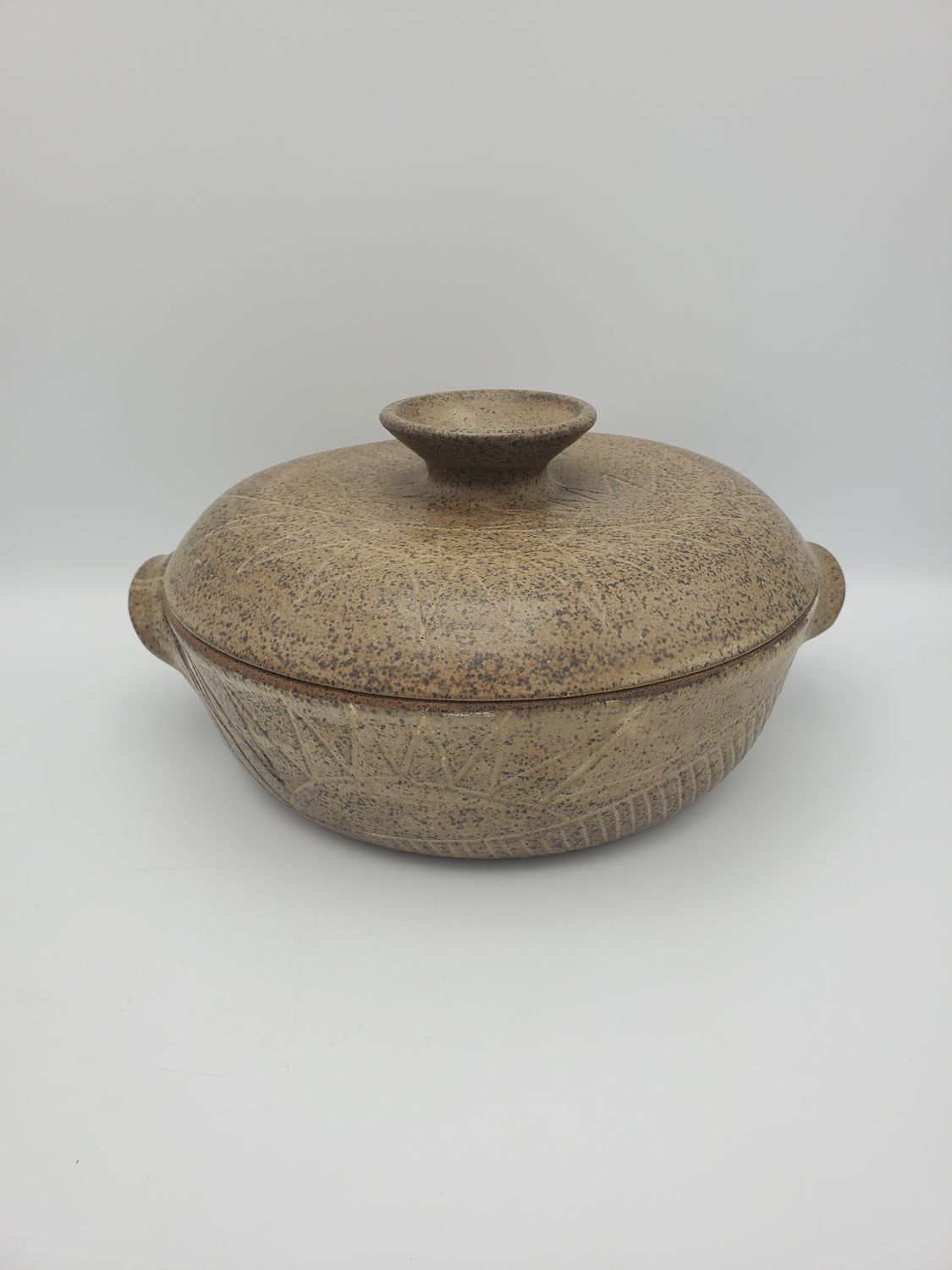 Vntg Stnwr Casserole Dish w/Lid