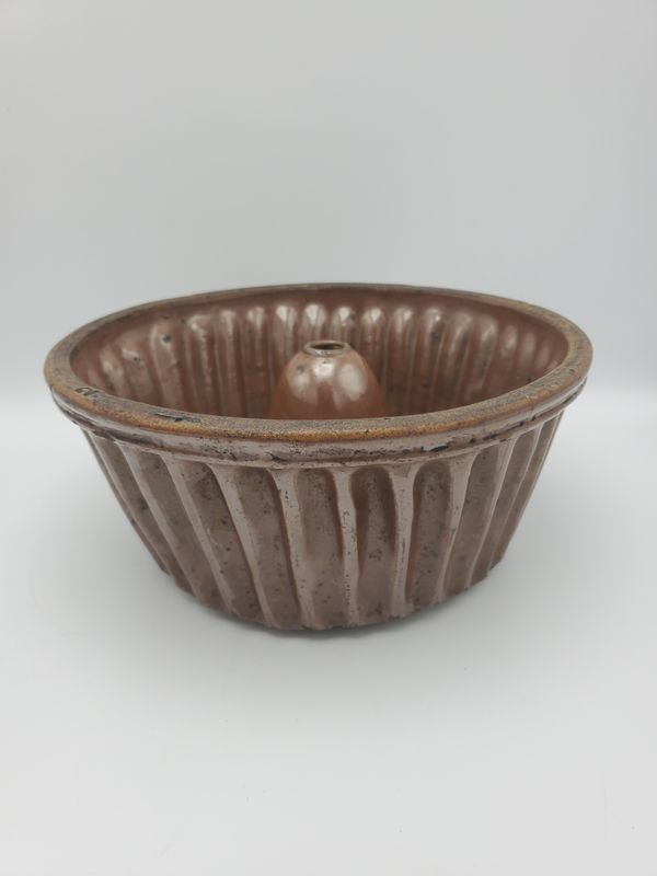 German Vintage Stoneware Gugelhupf Baking Mold