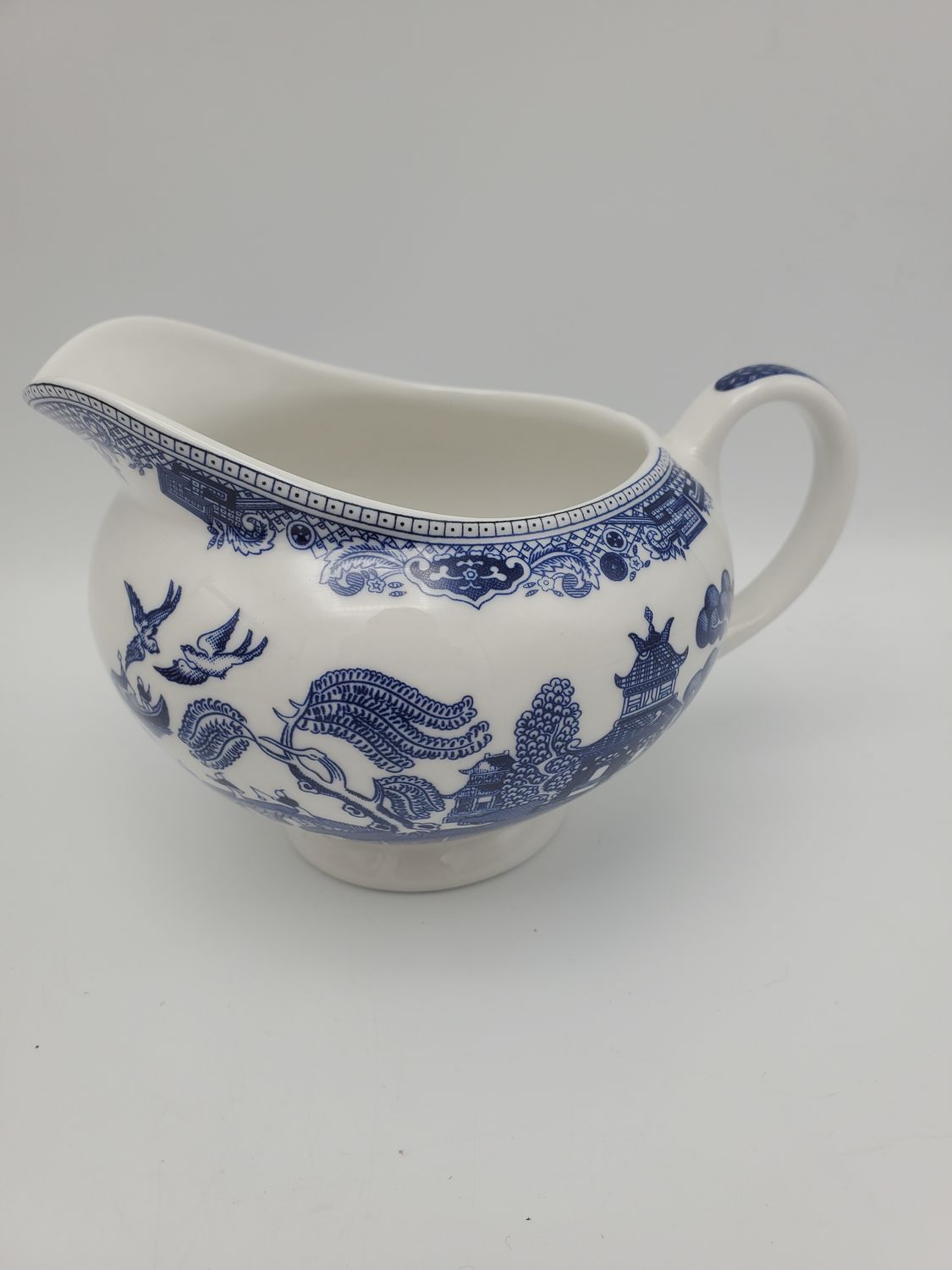 Johnson Brothers Blue Willow Style Creamer Pitcher