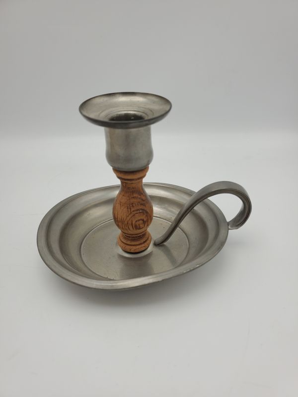 International "Pewter &amp; Pine" Chamberstick
