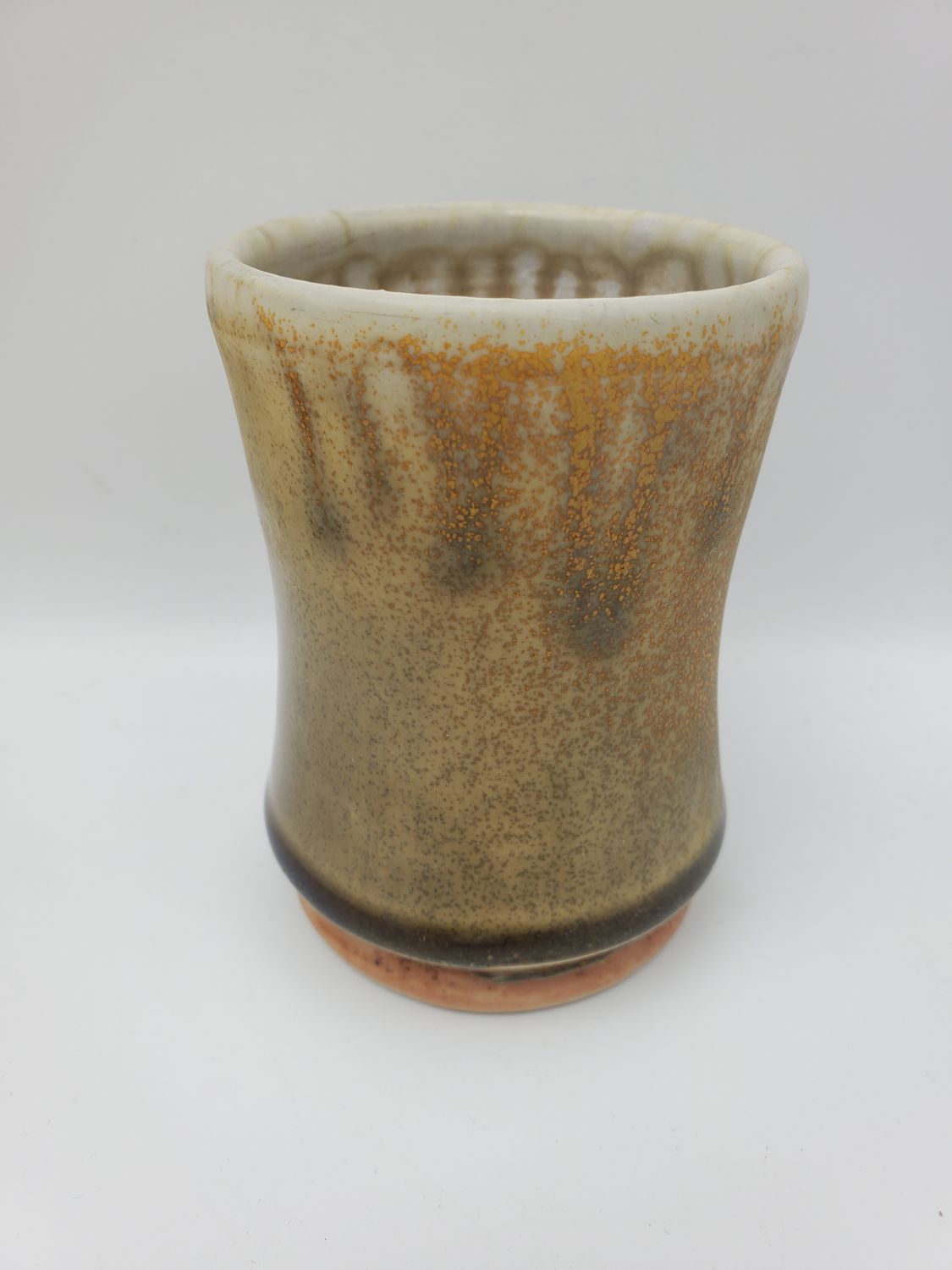 Handmade Earthy Shino Pottery Cup