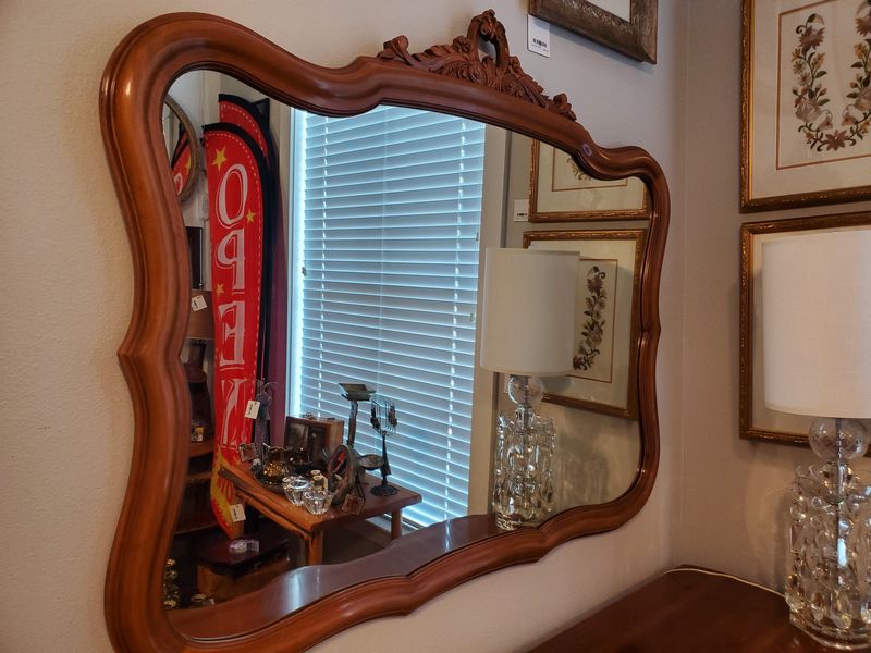Vintage French Provincial Wall Mirror