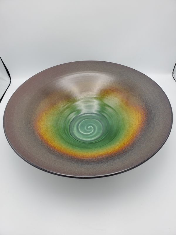 James Diem Swirl Glaze Bowl