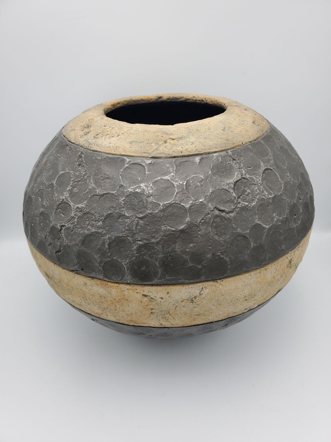 Modernist Spherical Sculptural Vase