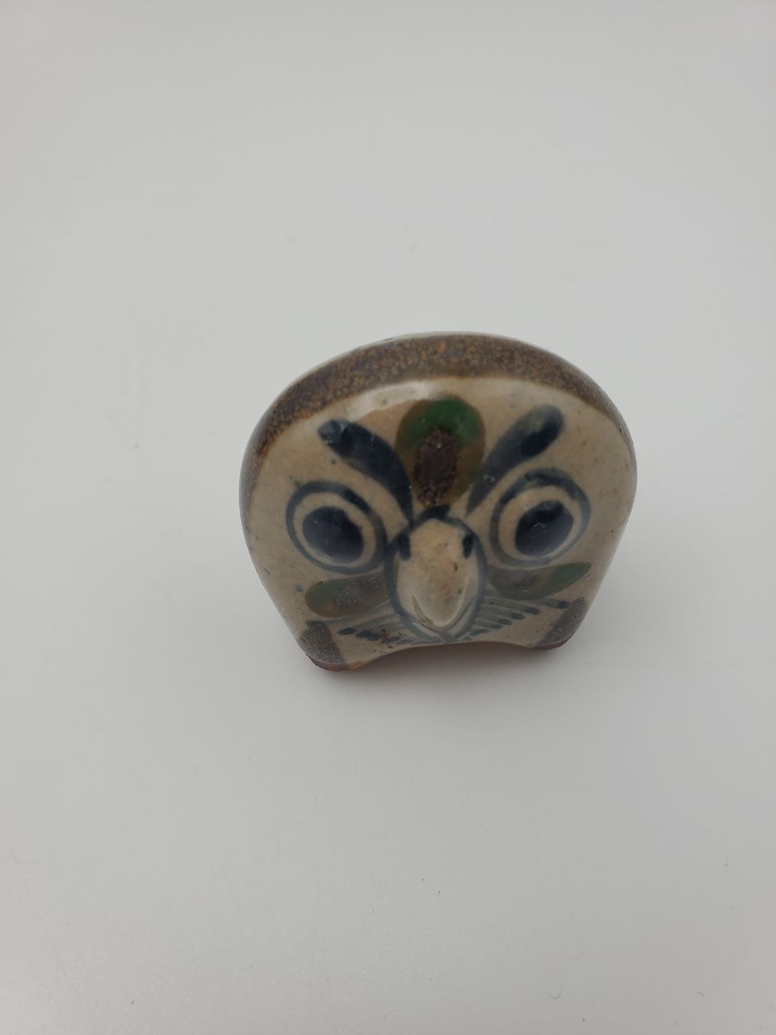 Tiny Ceramic Vintage Owl Figurine