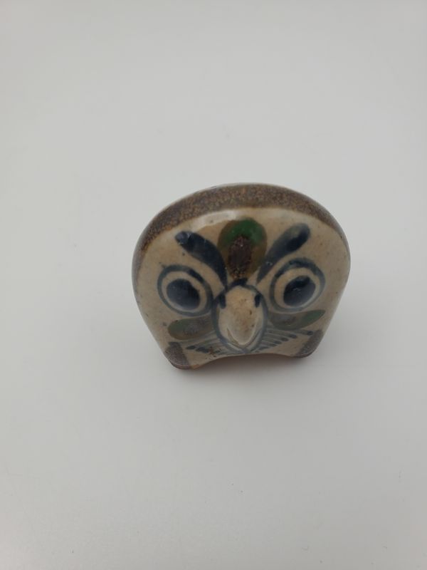 Tiny Ceramic Vintage Owl Figurine