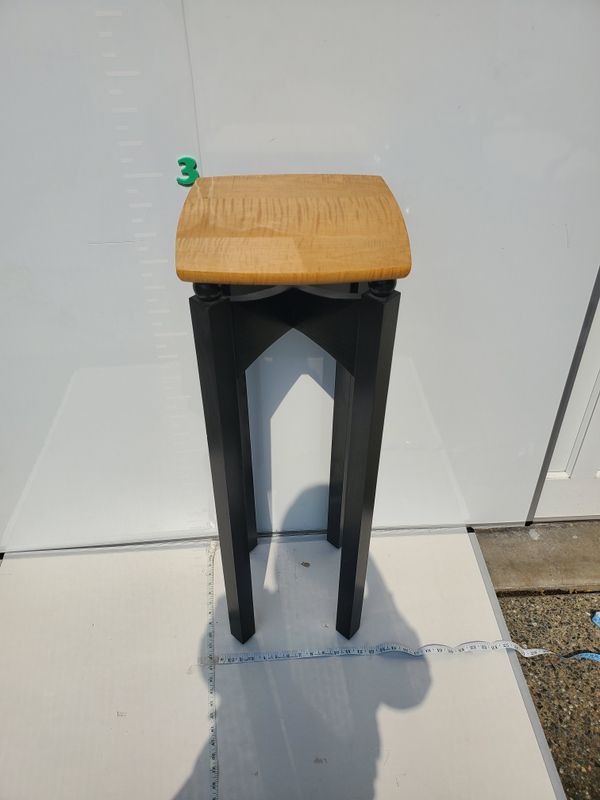 Modern Tall Black Legged Table