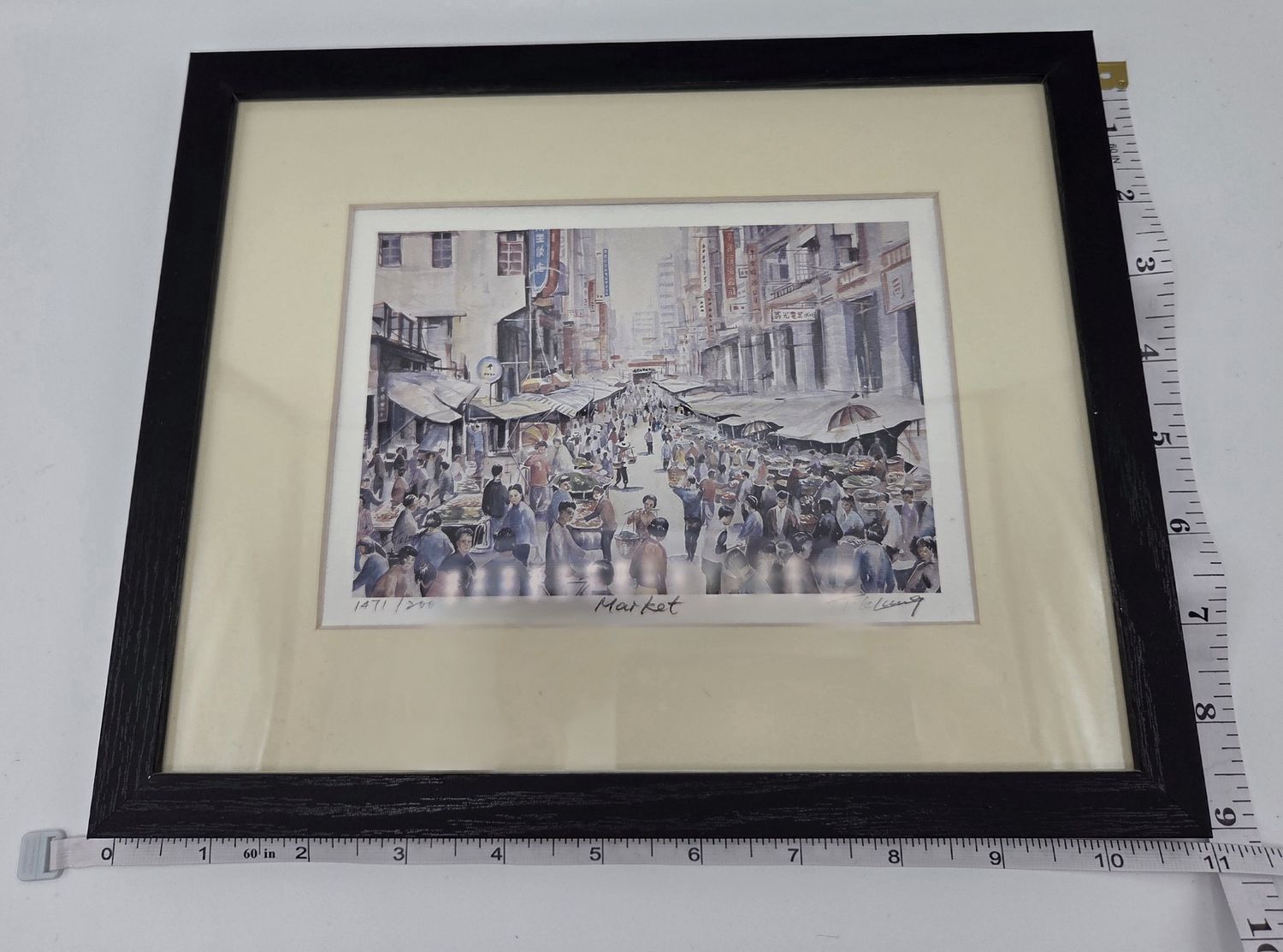 “Market” Framed Print by Tik Lung
