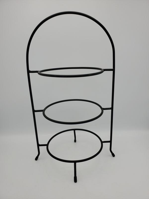 3 Tier Metal Plate Stand