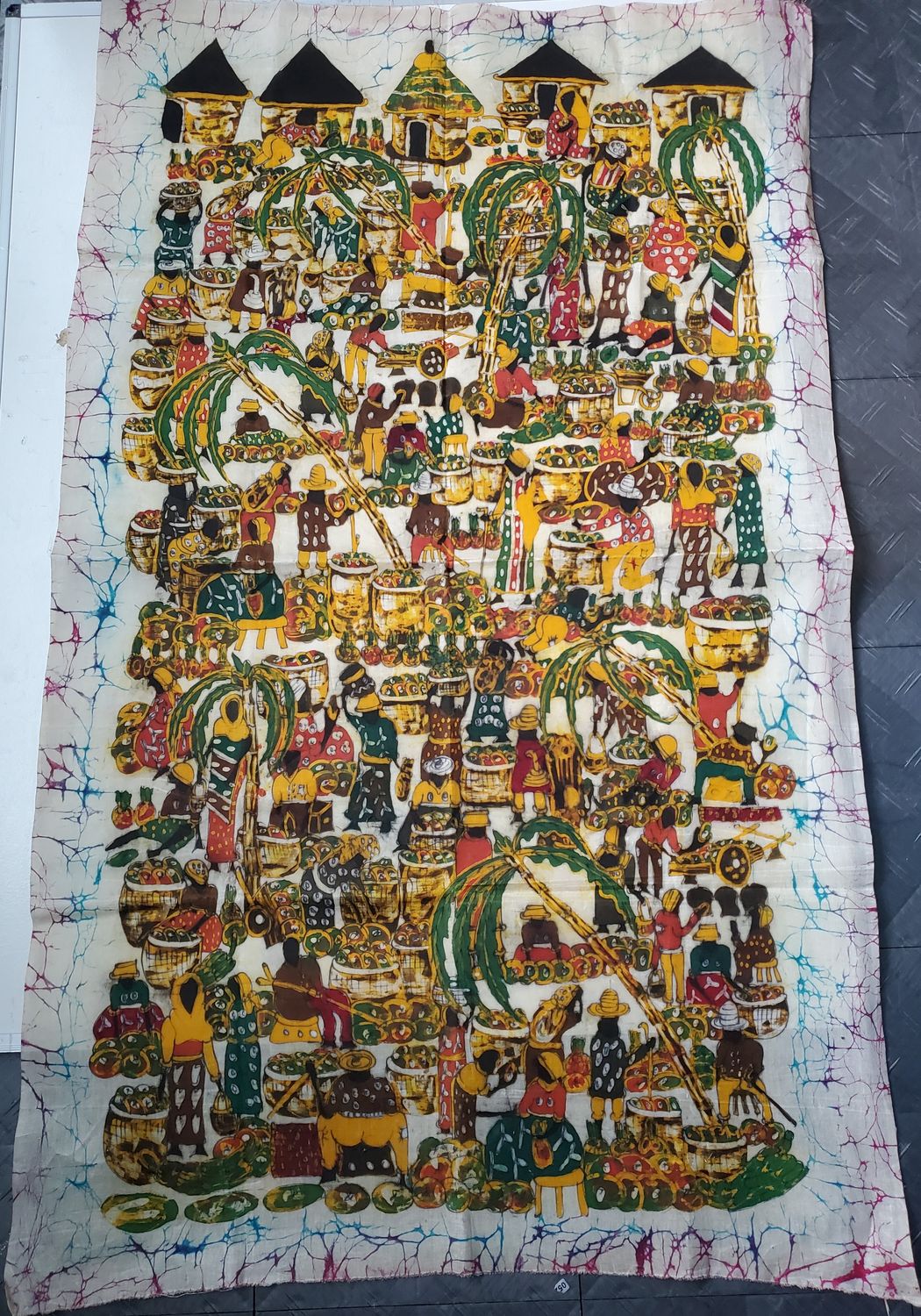 Batik African Cotton Fabric Painting