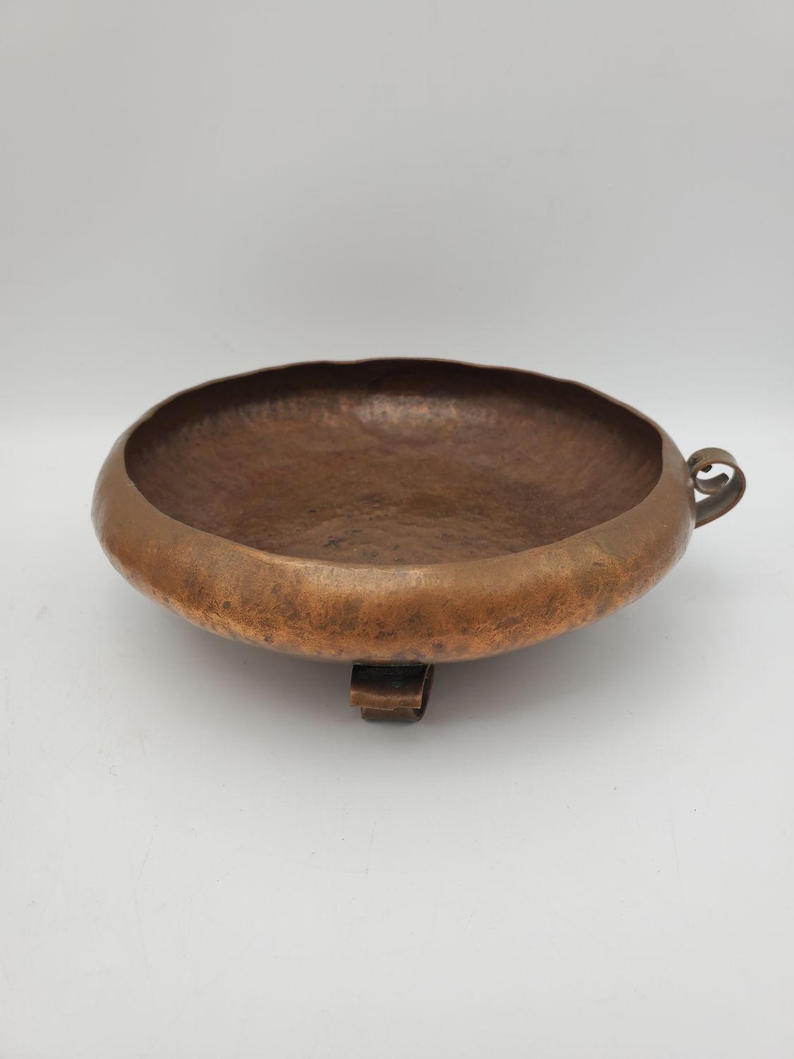 Antique 1921 C. Niquila Copper Bowl
