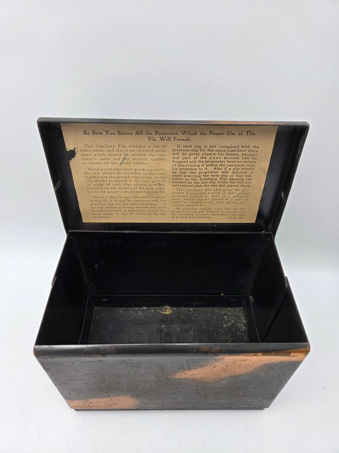 Vint National Metal Cash Box