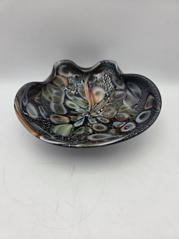 Vintage Tutti Frutti Glass Dish