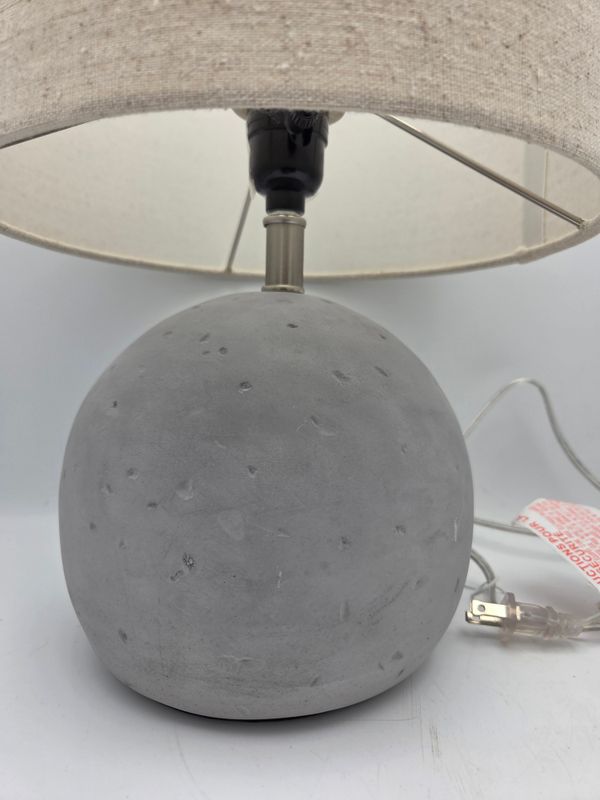Modern Concrete Sphere Table Lamp