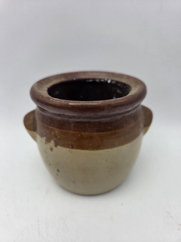 Stoneware Crock / Mini Pot with Side Lugs