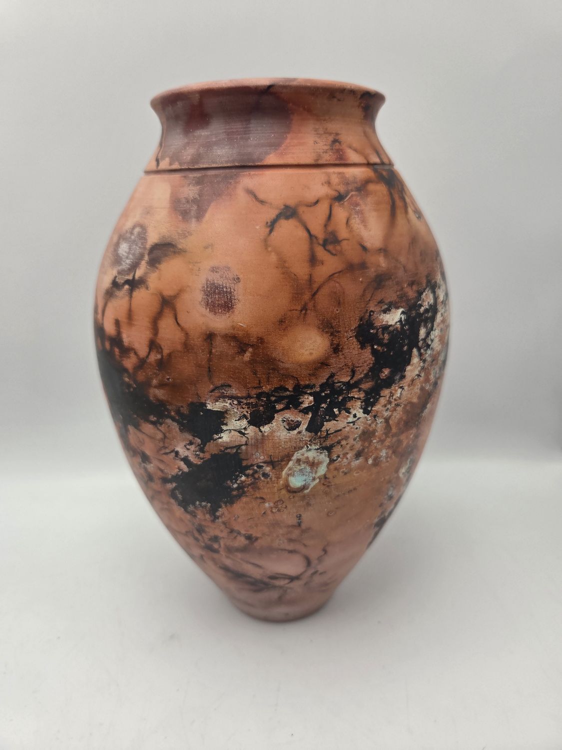 Roger Cocke Cppr Raku Vase