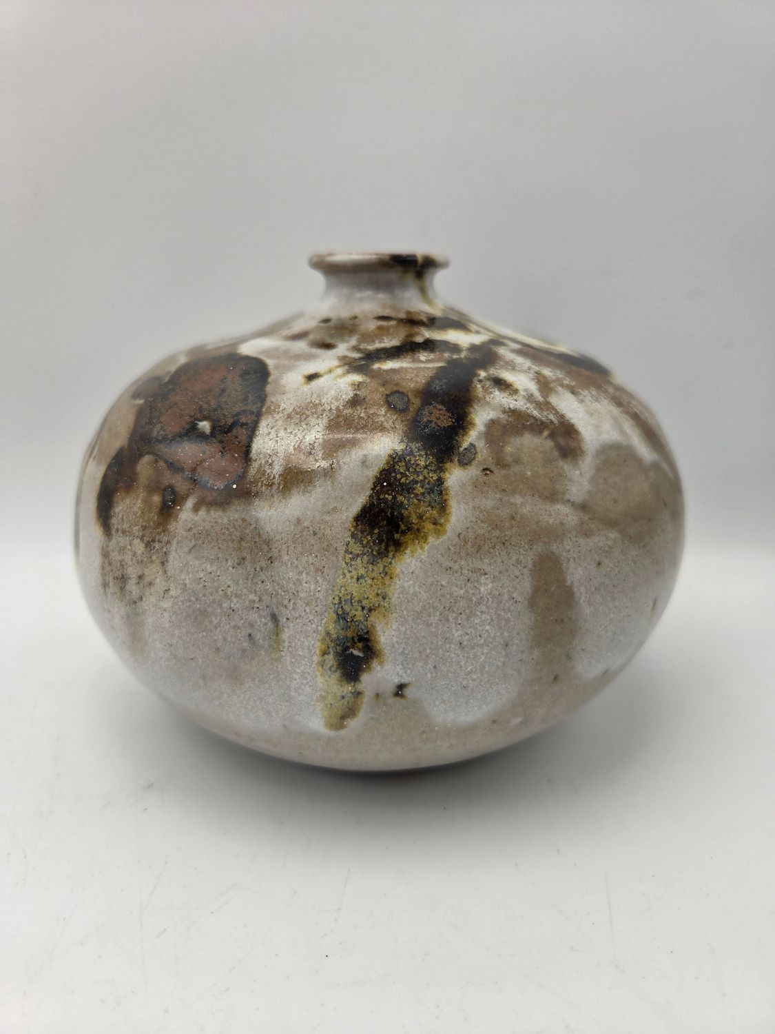 Tugend Signed Studio Pottery Bud Vase