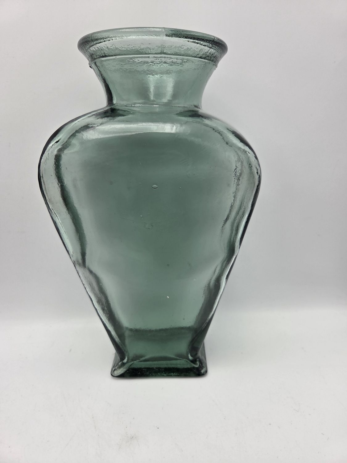 Hndblwn Sea Green Glass Vase