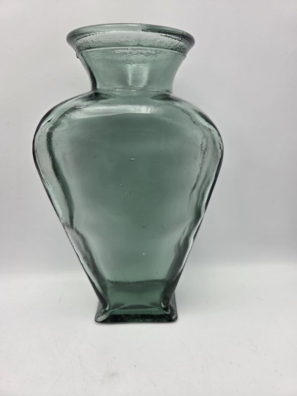 Hndblwn Sea Green Glass Vase