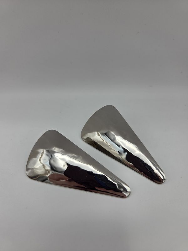 Geometric Triangle Stud Earrings