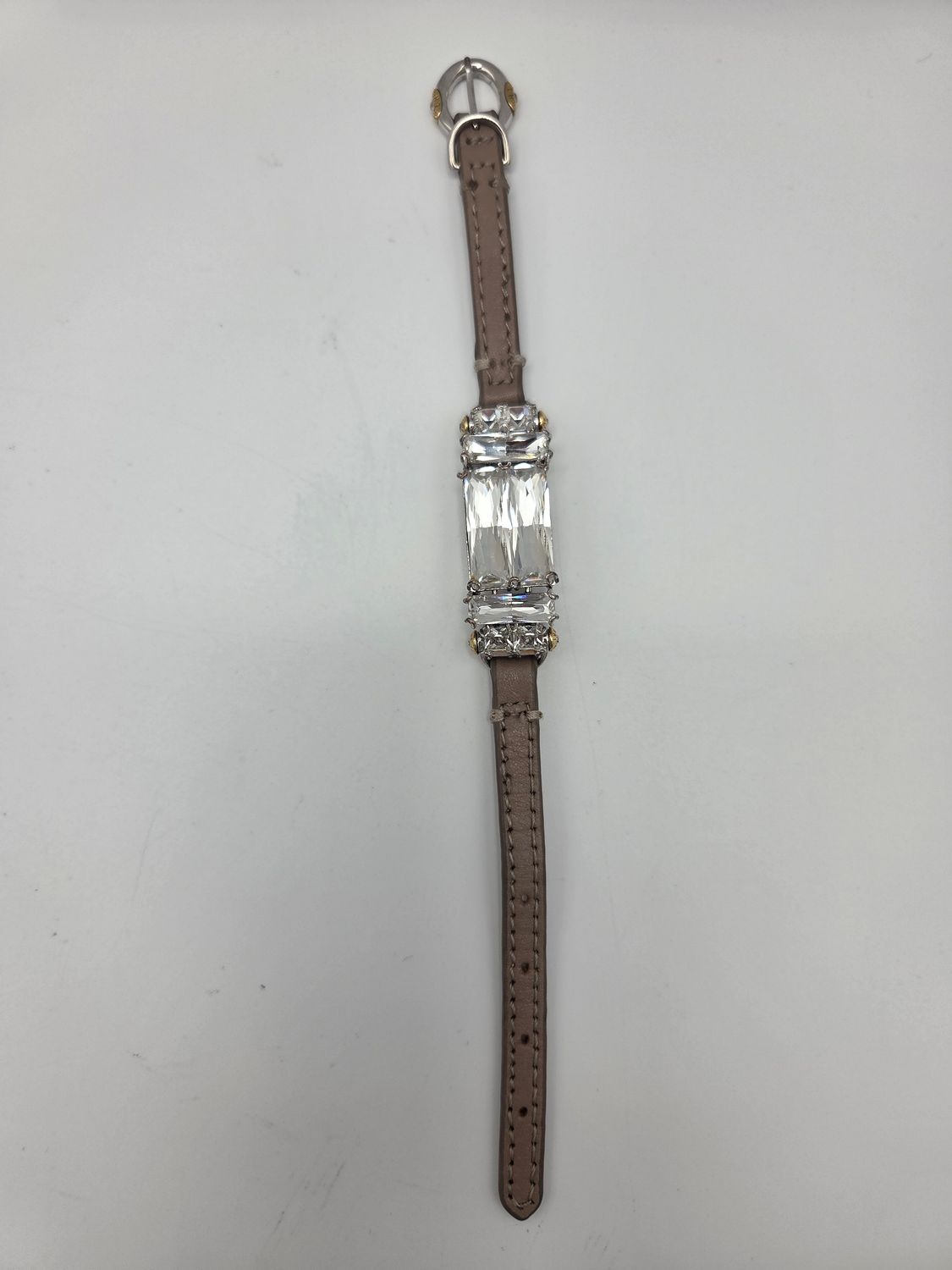 Henri Bendel Crystal Lthr Bracelet