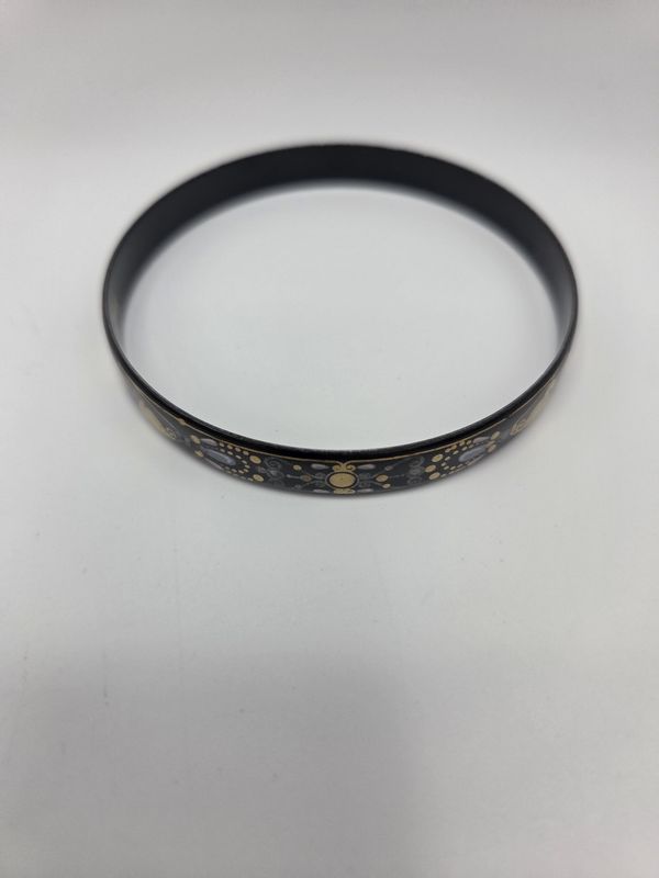 Marlene Black Bangle Bracelet