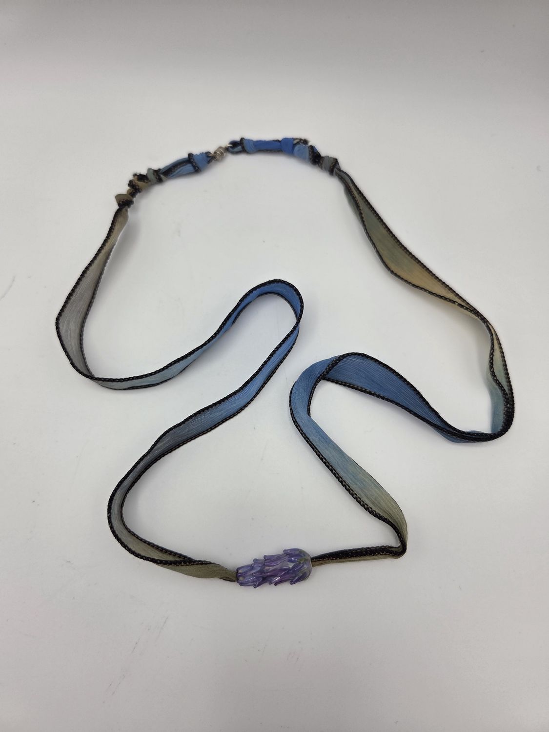Lampwork Glass Ribbon Necklace