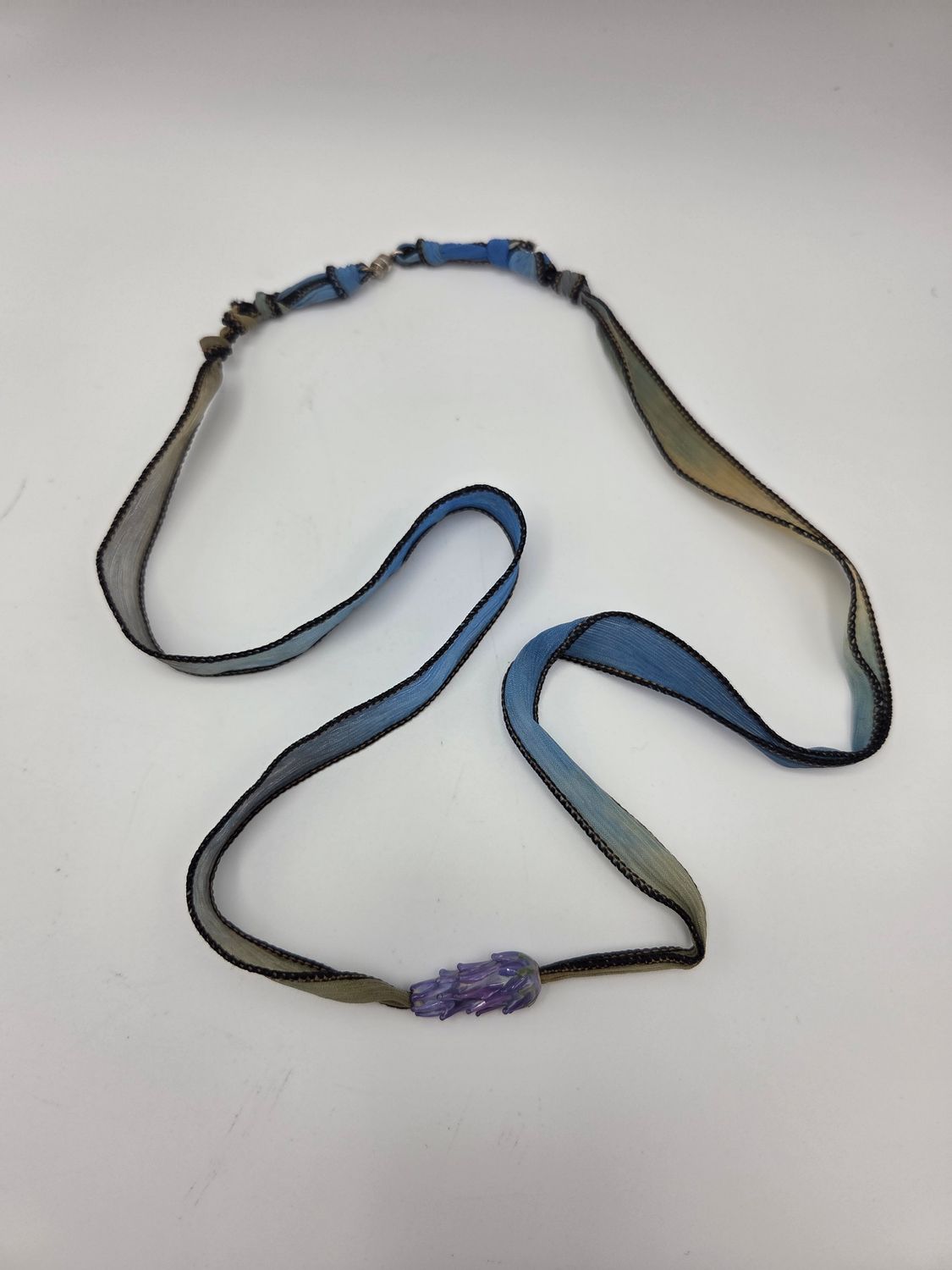 Lampwork Glass Ribbon Necklace