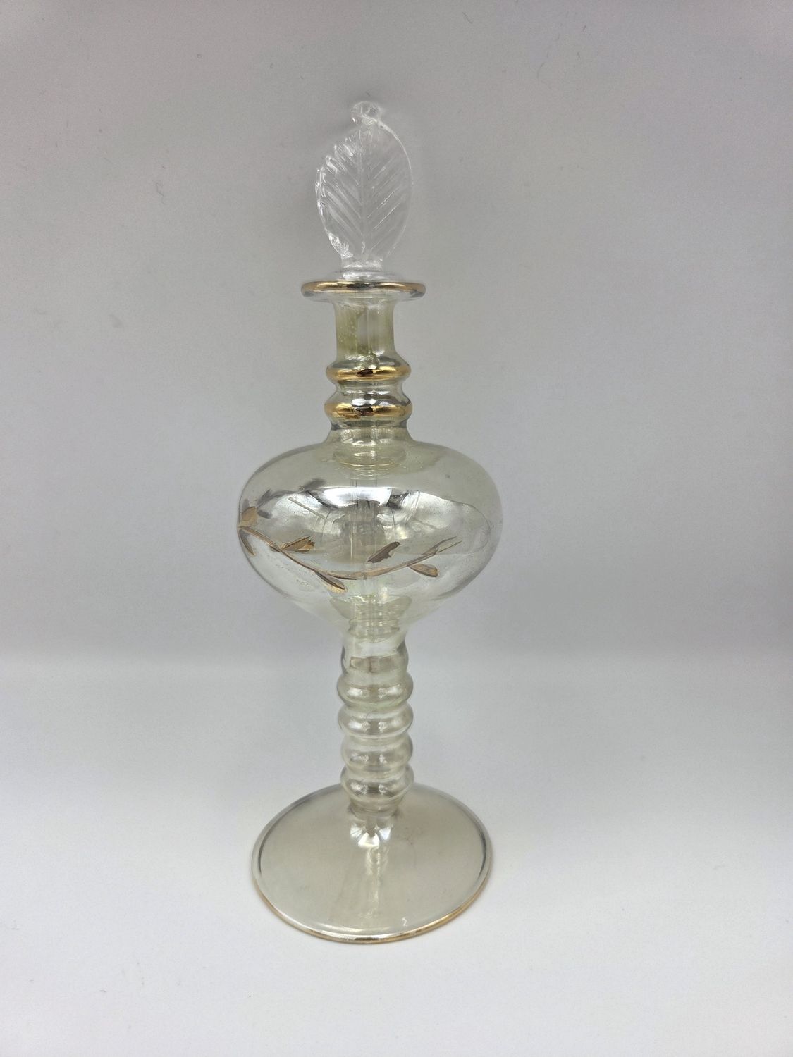 Yellow Handblown Perfume Bottle