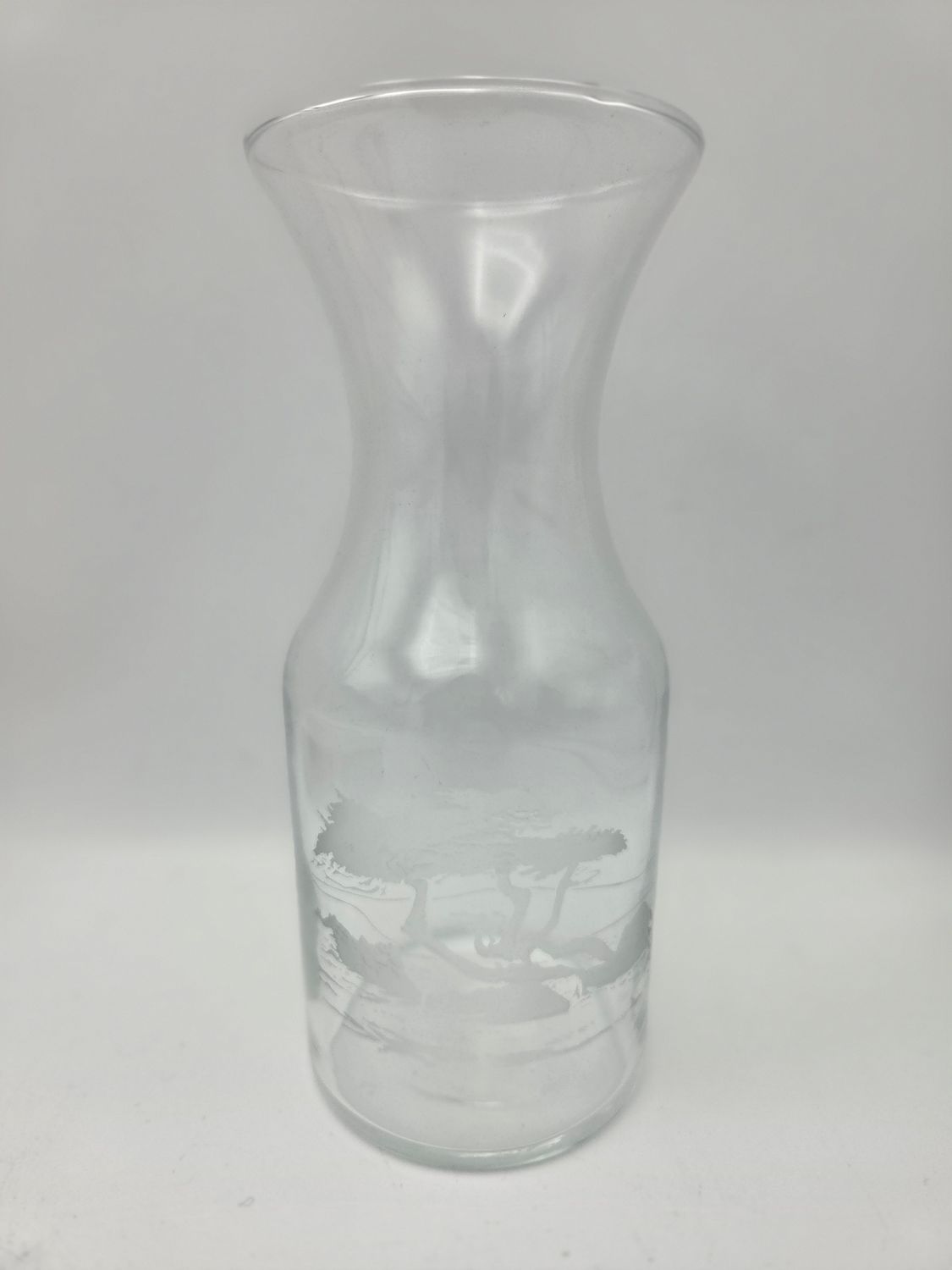 Carafe with Deer &amp; Tree Scene