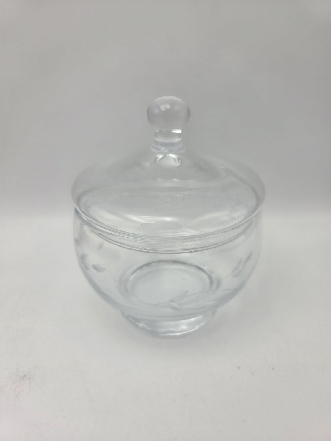 Princess House lidded Condi Jar