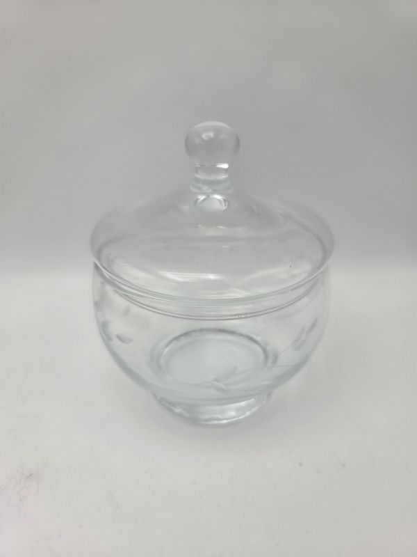 Princess House lidded Condi Jar