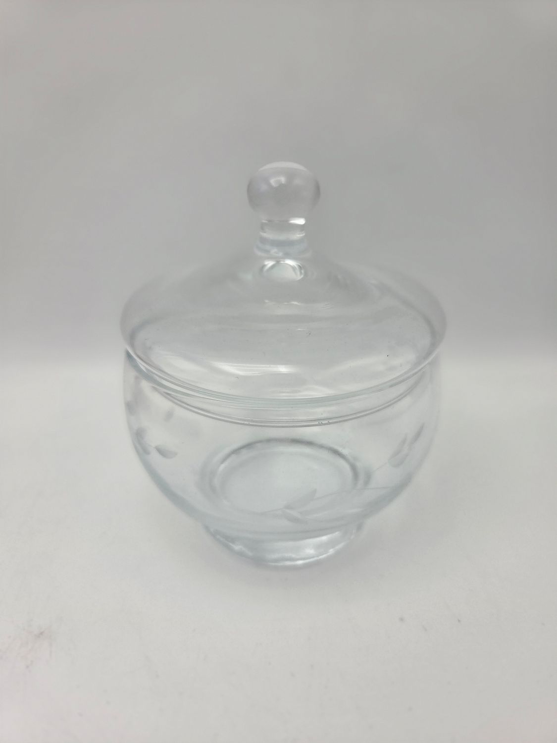 Princess House lidded Condi Jar