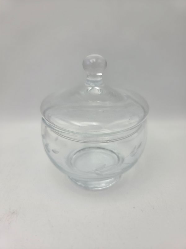 Princess House lidded Condi Jar