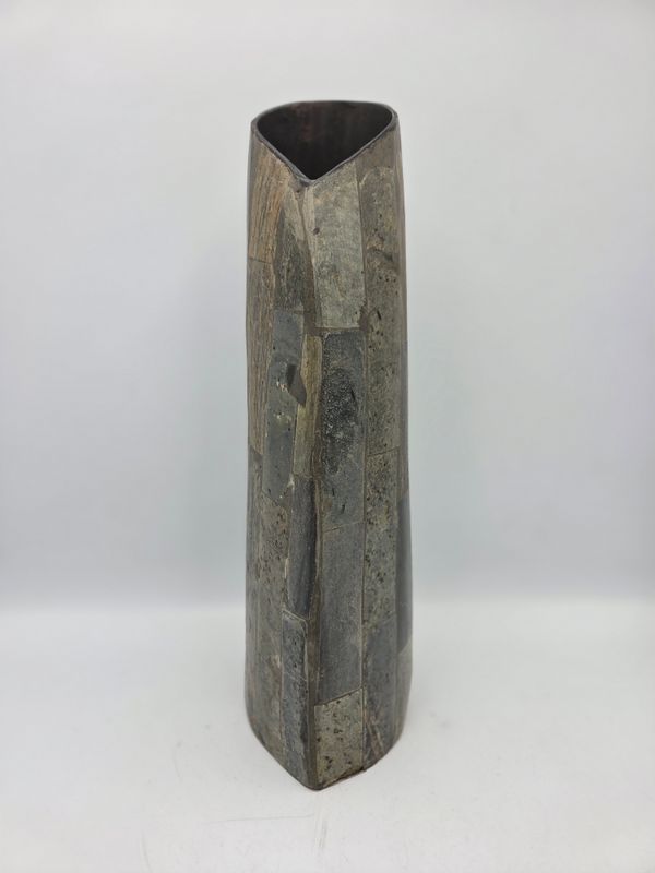 Patchwork Stone Mosaic Vase