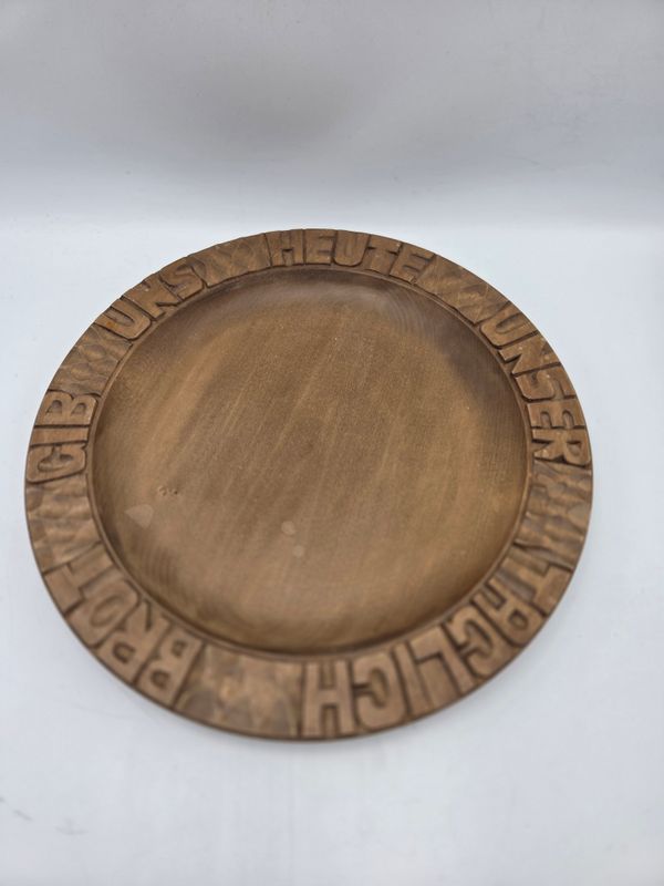 Josef Albl Oberammergau Wood Plate