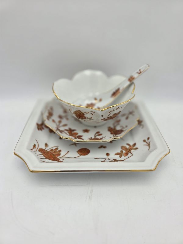 4 Piece Vintage Gump’s Porcelain Set