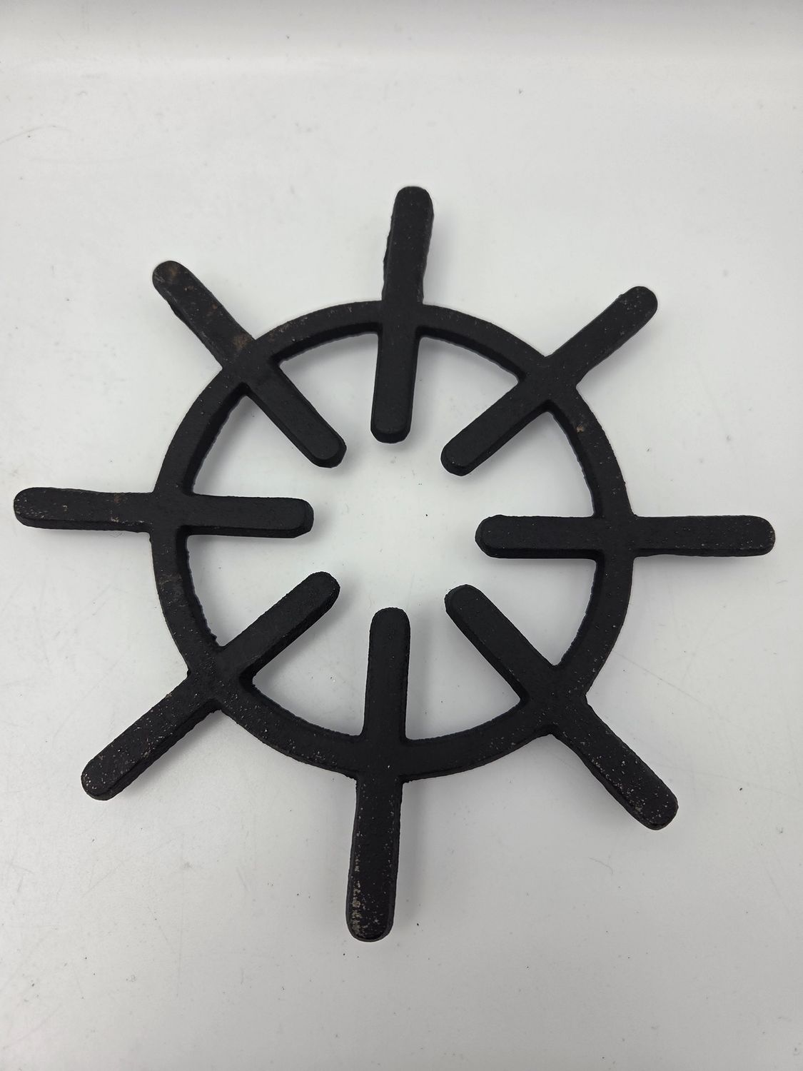 Cast Iron Ship Wheel Vintage Trivet