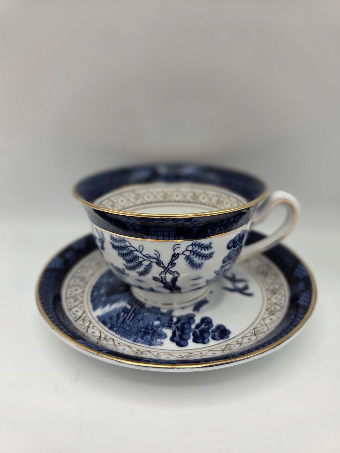 Ironstone Ware Scenic Teacup &amp; Saucer